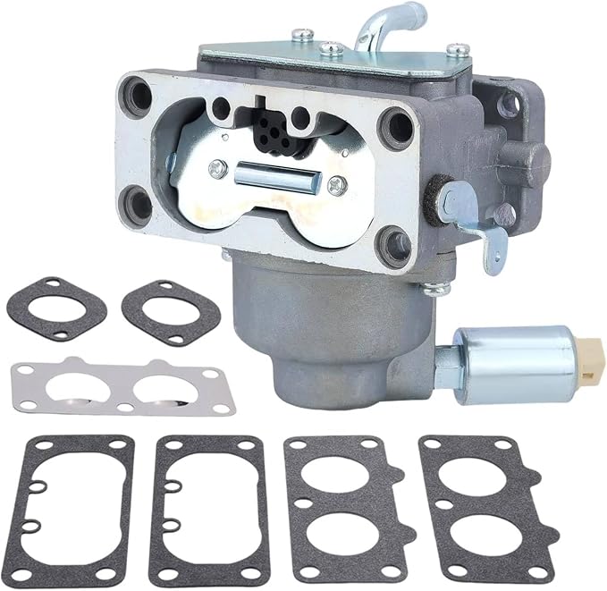 Hipa 791230 Carburetor for Brigg and Straton 799230 699709 499804 20-25 HP V-Twin Engine for John D MIA10632 L118 L120 La130 La135 Replace 405777 406777 407777 with Air Filter