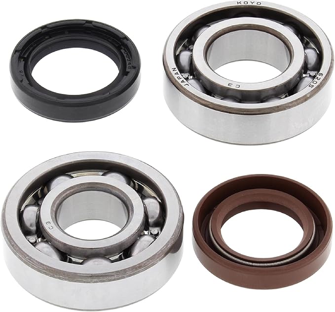 All Balls Racing Crank Bearing and Seal Kit 24-1072 Compatible with/Replacement for Yamaha CT175 1972, DT125 1974-1981, DT175 1974-1981, IT175 1982-1983, MX125 1974-1975