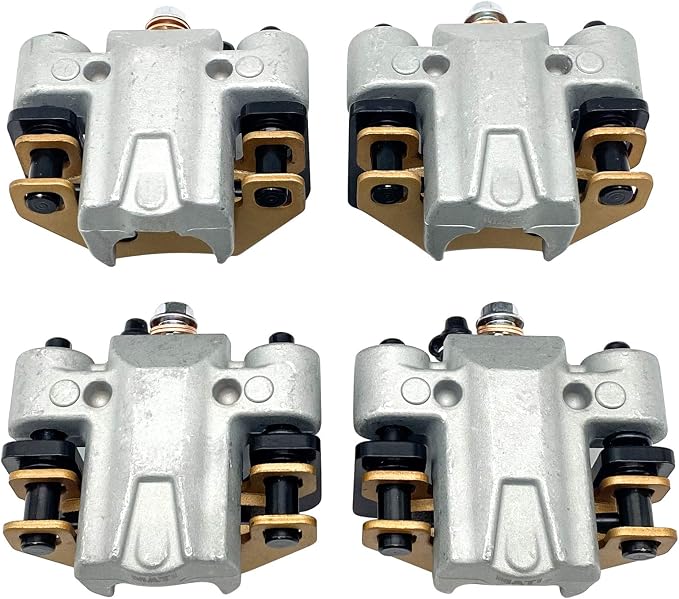 M MATI Front & Rear Brake Calipers W/Pads for Arctic Cat Side by Side Wildcat Trail 700 Wildcat 1000 X 1000 1436-423 1436-422 1436-423 1436-422