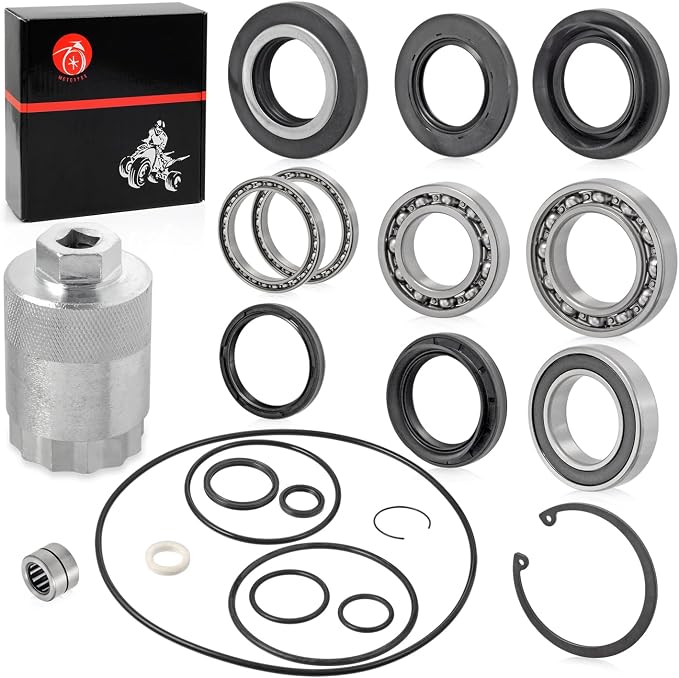 MOTO1988 Rear Differential Bearing & Seal kit 64mm Pinion Tool For Honda Rancher 420 TRX420 TE TM FE FM FPE FPM 2007-2013