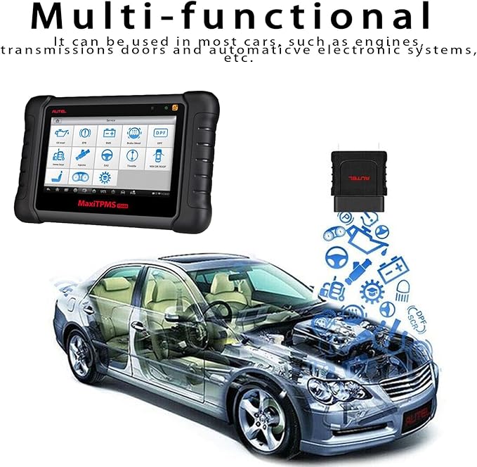 Autel MaxiVCI VCI Mini Wireless Bluetooth Diagnostic Vehicle Communication Interface Connector Compact Auto OBD2 Scanner for MK808BT MK808TS MX808TS MP808TS TS608 MS906S Oil Reset EPB BMS SAS TPMS