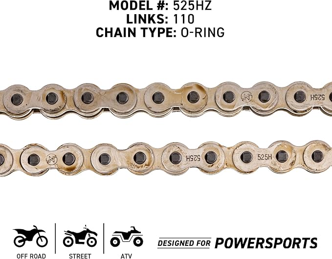 NICHE Drive Sprocket Chain Combo for Yamaha MT-09 FZ09 XSR900 Front 16 Rear 45 Tooth 525HZ Standard 110 Links