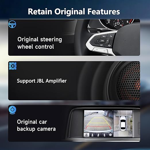 for Toyora Car Radio JBL Wiring Harness 16 Pin Adapter Compatible with Toyota Camry Corolla RAV4 Highlander Land Cruiser Prado Vios Yaris Sienna, Canbus, Steering Wheel Control