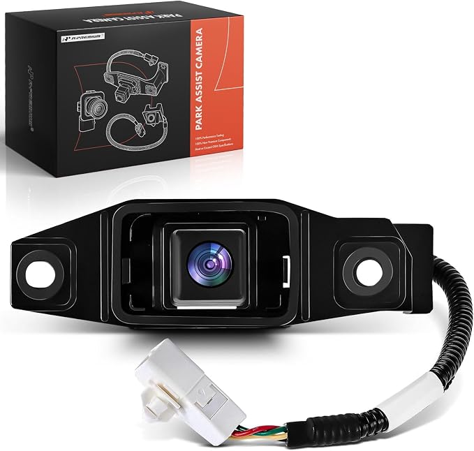 A-Premium Park Assist Camera Rear View Backup Reverse Camera Compatible with Select Lexus Models - 2008-2014 IS F, 2006-2013 IS250, 2006-2013 IS350 - Replace# 8679053011