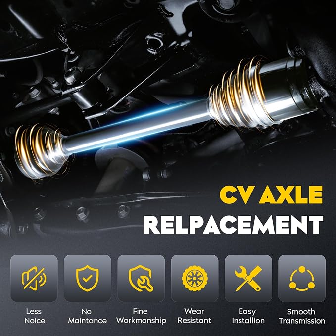 Front Right CV Axle Shaft for Can-Am Defender HD5/HD8/HD9/HD10 | Fits HD5(17-21), HD8(16-21), HD10(16-19), Base MAX DPS XT editions, 705401936 705401801, NOT for XMR, CAB, Lone Star Models