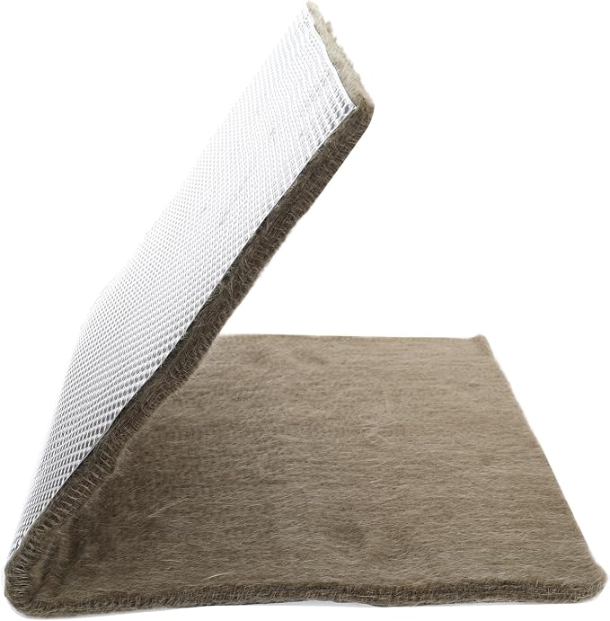 AC PERFORMANCE Basalt Laminated Aluminum Heat Shield Insulation Armor for Exhaust headers, Manifolds, Turbo housing, 1/2" Thick x 1' Wide x 2' Long
