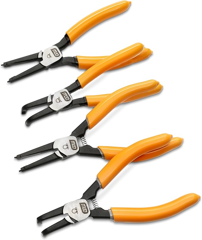 GEARWRENCH 4 Pc Snap Ring Pliers - 7" & 9" Straight Int/Ext | 89701