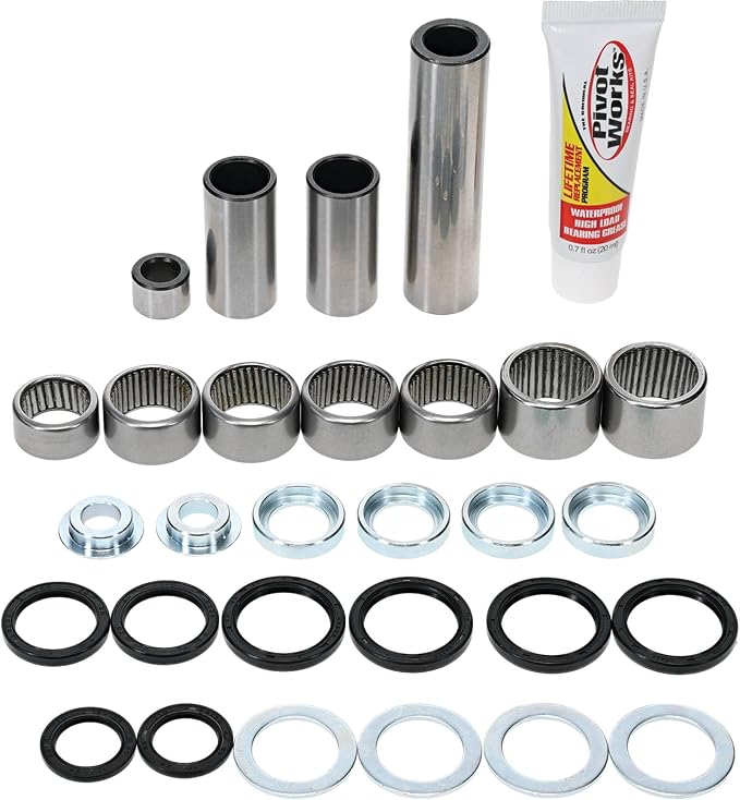Pivot Works Linkage Rebuild Kit PWLK-Y33-000 Compatible with/Replacement for Yamaha WR250F 2007-2014, WR450F 2007-2015, YZ250F 2006, YZ450F 2006-2008
