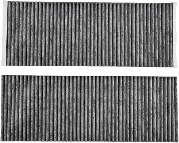 Engine Cabin Air Intake Filters Compatible with 2020-2026 Tesla Model Y Air Intake Filtration 3Micron-Particles Biochemical Defense with Activated Carbon Filter 1658375-00-A 1658376-00-A 1107681-00-A