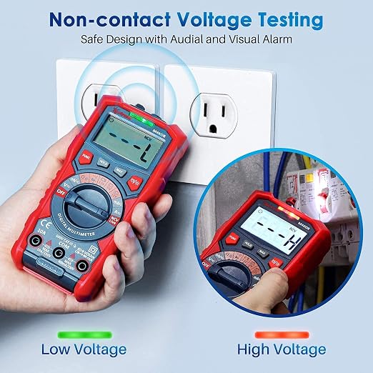 AstroAI TRMS 4000 Counts Digital Multimeter+Multimeter Test Leads Kit