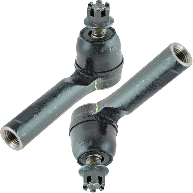 TRQ Outer Driver and Passenger Side Tie Rod Set 2 Piece Compatible with 07–11 Honda CR-V Japan Built 1st VIN J 11–12 CR-Z