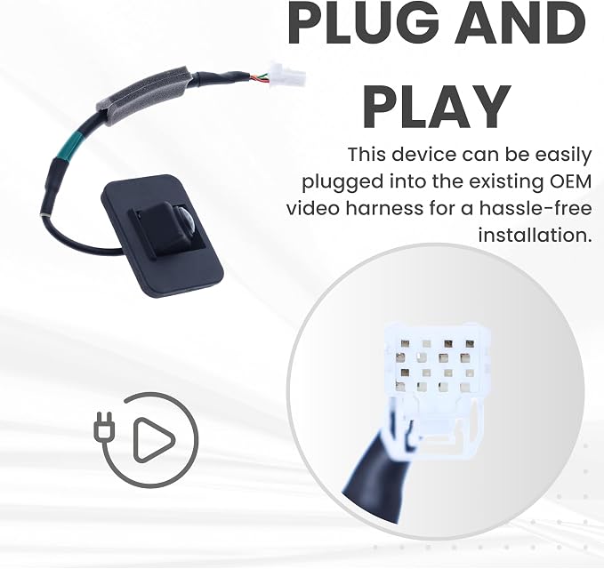 Backup Camera Replaces for 2019-2023 Nissan Altima w/AVM OE Part # 284426CA3B, 284426CA0A, 284426CA2A (28442-6CA3B, 28442-6CA0A, 28442-6CA2A)