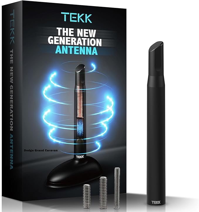 Tekk Short Antenna Compatible with 2008-2020 Dodge Grand Caravan/Designed for Optimized FM/AM Reception / 4.8 Inches