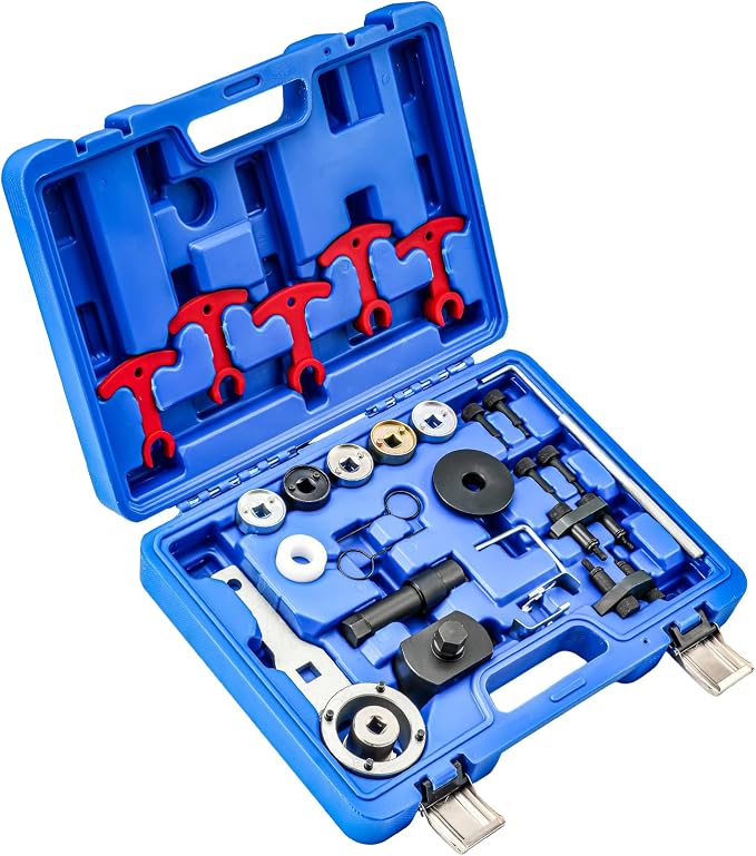 PHILTOP Engine Timing Tool Kit Camshaft Locking Tool Fit for Audi A3 A4 A5 A6 Q5 TT/TT Quattro 2.0T, Camshaft Tensioning Locking Alignment Timing Belt Tool Kit