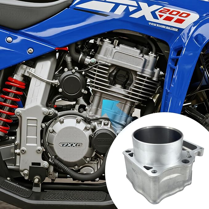 96mm Bore Cylinder Piston Gasket Top End Rebuild Kit Compatible with 2020-2024 Honda TRX520 TRX 520 Foreman 13101-HR6-B00 12315-HR0-F01 12100-HR6-B00