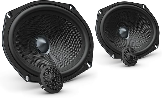 AudioControl Altitude Series 6x9 Component Car Speakers Set (Pair) with 1" Tweeters, 100W RMS, 4 Ohms, Easy Install, Crossover, Compact Midrange Rear/Front Door Speakers for Truck or Car Audio System