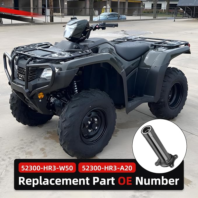 For Honda Rancher 420 500 TRX420 TRX500 FA/FE/FM/TE/TM 2014-2024 Rear Left Axle Tube Housing 52300-HR3-W50 52300-HR3-W50