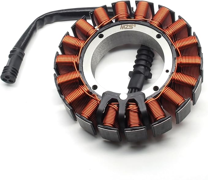 MZS Motorcycle Magneto Stator Touring Coil 29987-06 50 Amp 3-Phase Compatible with Road Glide 2006-2016 / Electra Glide 2006-2016 / Road King 2006-2016 / Street Glide 2006-2016 / Tri Glide 2009-2016