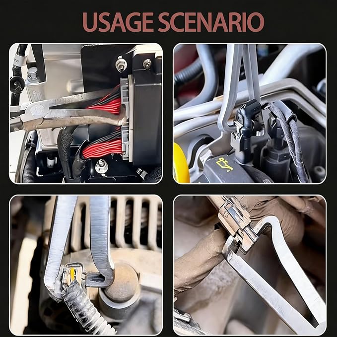 3 PCS Electrical Disconnect Pliers for Cars, Electrical Connector Separator Tool and Automotive Electrical Connector Pliers