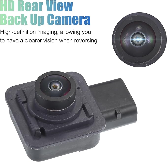 X AUTOHAUX Car Rear View Camera Car Rear View Backup Camera No.F2GT19G490CC for Ford Explorer 2016-2019 Black