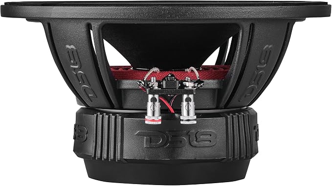 DS18 PRO-HY8.4B 8" Hybrid Mid-Range Car Audio Loudspeaker with 1" VC Built-in Compression Driver Horn, 500W Max 250W RMS 4 Ohms (1 Speaker)