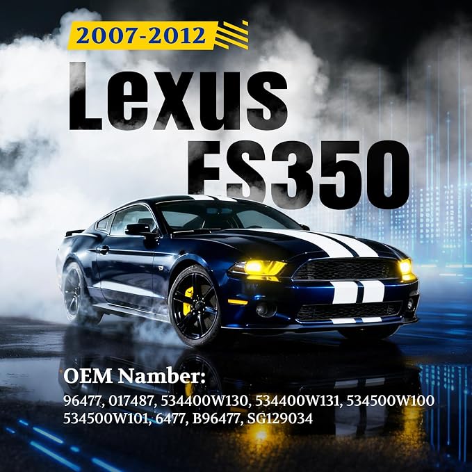 ARANA Hood Struts Shocks for Lexus ES350 Base 3.5L 2007-2014, 5-Min Installation - Front Bonnet Lift Supports Replace OE 534400W131, 6477, SG129034, 2 Pcs