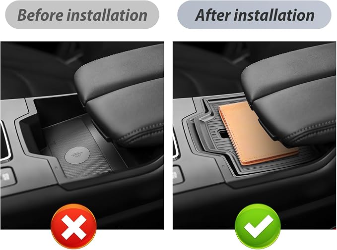 SKTU for 2026 Mazda CX-5 Wireless Charging Hidden Storage Box for 2026+ Mazda CX-5 Wireless Charging Storage Box Mazda CX5 2026 Accessories Hidden Storage Box-Durable