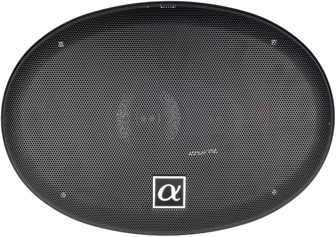Alphasonik 1 Pair of NS693 Neuron Series 6x9 (420 Watts Max for The Pair) 210 Watts Max Per Speaker 3-Way Full-Range Car Audio Speaker with PEI Dome Tweeter Polypropylene Cone Grilles Included