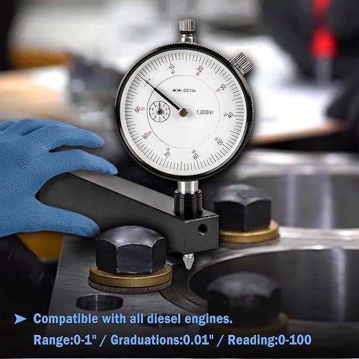 6434 Sleeve Height and Counter Bore Gauge for All Diesel Engines | Cylinder Bore Gauge and Engines with Sleeved Cylinders Compatible with Caterpillar Cummins Detroit Diesel