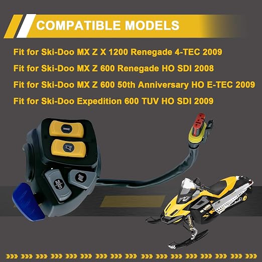 515176504 Left Hand Control Switch Housing Fit for Ski-Doo Expedition GSX GTX MXZ 2008-2010