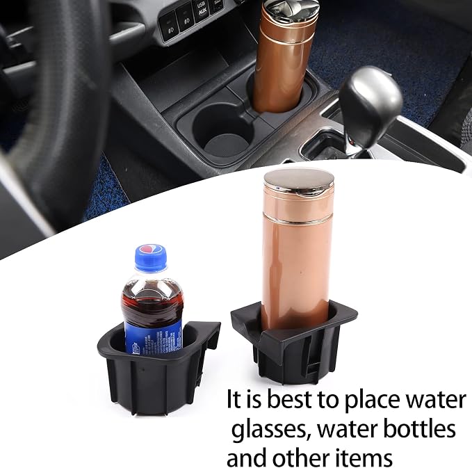 Car Central Control Tray Storage Box organizer Compatible with Toyota Tacoma 2006-2015 Center Console Gear Shift Side/Water cup holder Organizer， Storage Box Tray (Central control cup holder)
