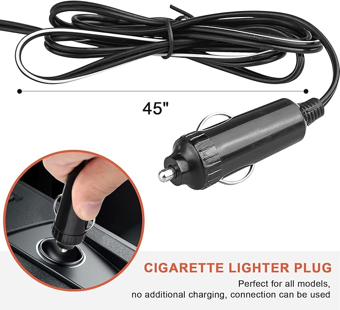12V Portable Fan RV | Truck Cooling Heavy Duty 9" Metal Clip-On Car Fan Bus | Boat | Forklift | Car | Camper | Lawn | Mower | Tractor 2-Speed High Velocity Silver