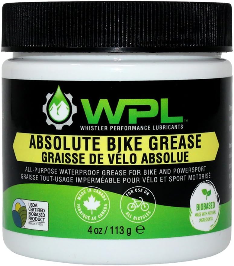 WPL Absolute Bicycle Grease - All-Purpose Bike Grease and Lube for Pedals, Forks, Chains, and Wheel Bearings