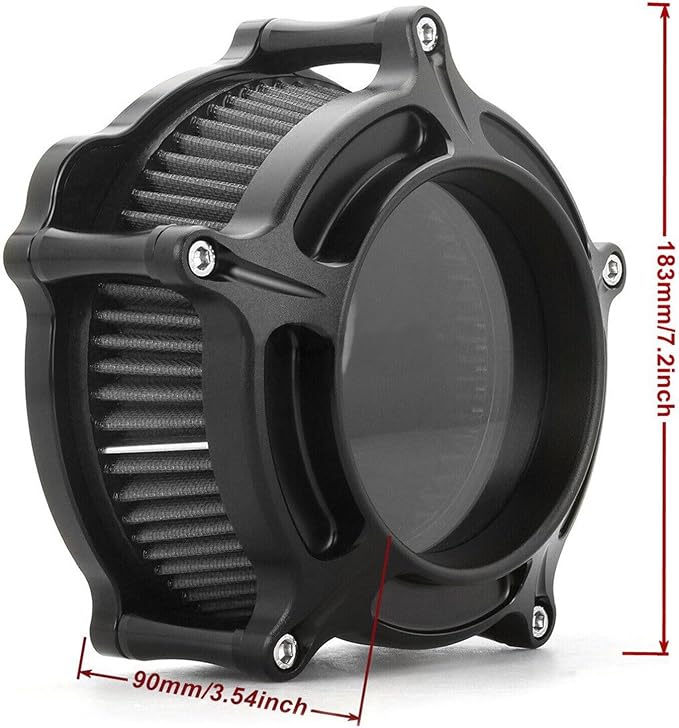 For harley davidson air cleaner filter sportster Touring street glide road king electra Dyna Softail motorcycle air intake (Black- Gray filter, A-For Sportster XL models)