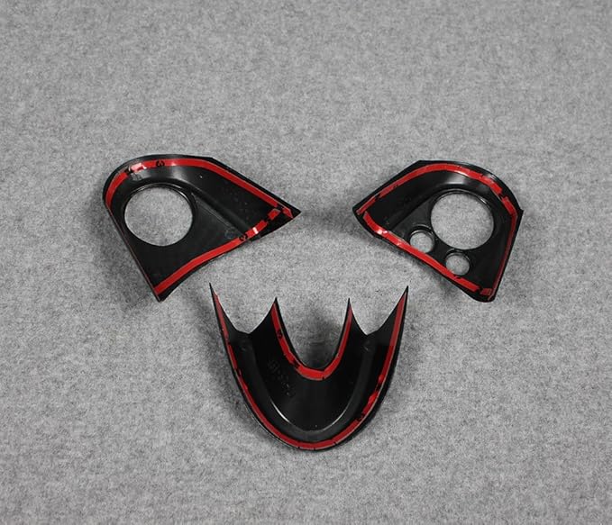 Fit for 2018 2019 2020 2021 2022 2023 Mini Cooper/Mini Cooper S Wheel Steering Trim Panel Cover Trims ABS Carbon Fiber
