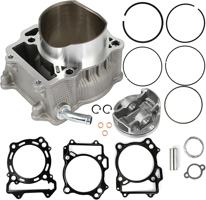 SCITOO Cylinder Piston Gasket Top End Rebuild Kit for Arctic Cat for 400 DVX 2004-2008, for Kawasaki for KFX400 2003-2006, for Suzuki for DRZ400 2000-2004, 11191-13E00 1241-29F00 12140-29F00