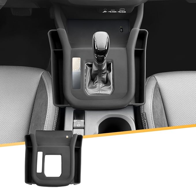 LFOTPP 2025 Forester Center Console Organizer - for 2025 Subaru Forester(Premium/Sport/Limited/Touring)-Gear Shift Cover Silicone Tray for 2025 Forester Accessories (Not for Base & Wildness)