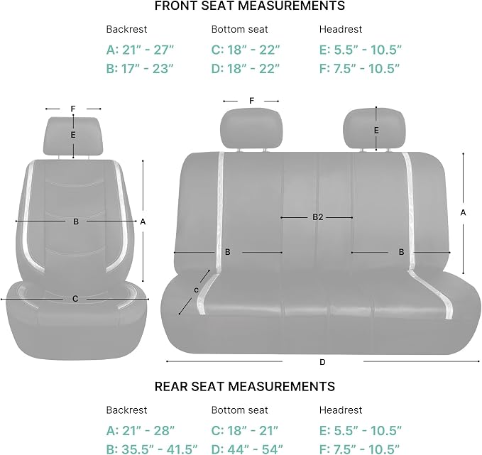 FH Group Galaxy13 Metallic Striped Deluxe Leatherette Car Seat Covers with Matching Carpet Floor Mats – Full Set, Universal Fit, Airbag Compatible for Cars, SUVs & Sedans, Red