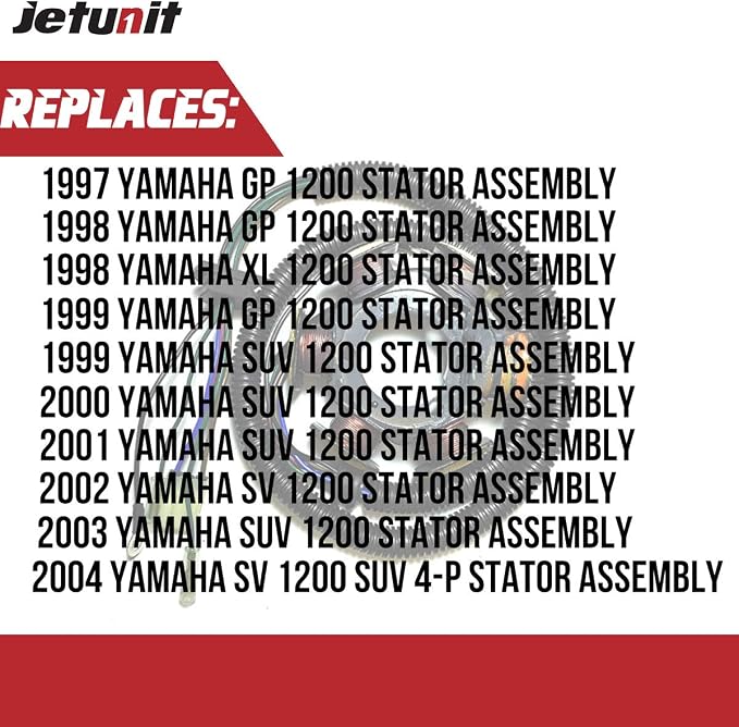 Stator for Yamaha Jetski 65U-85510-01-00,65U-85510-00-00 Assy GP1200/ XL1200 / SUV/ LS2000/ LX210 1997 1998 1999 2000 2001 2002 2003 2004