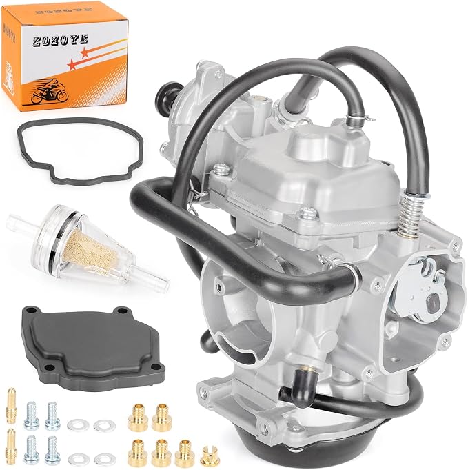 Carburetor Carb w/Diaphragm Cover for Arctic Cat 400 2x4/4x4 1998-2001 Bearcat 454 4x4 1998 500 4x4 1998-2000 (Exclude Auto Edition) 0470-361 0470-362