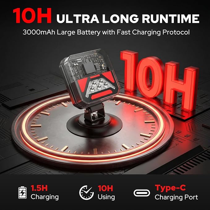 2026 NewGen 𝟖-𝐈𝐍-𝟏 Wireless Trailer Lights, 110° Adjustable Wireless LED Trailer Lights Magnetic, Rechargeable 10H of Use 165FT Ultra-Long Range Tail Light Lenses for Trucks RV Camper Boat Caravan