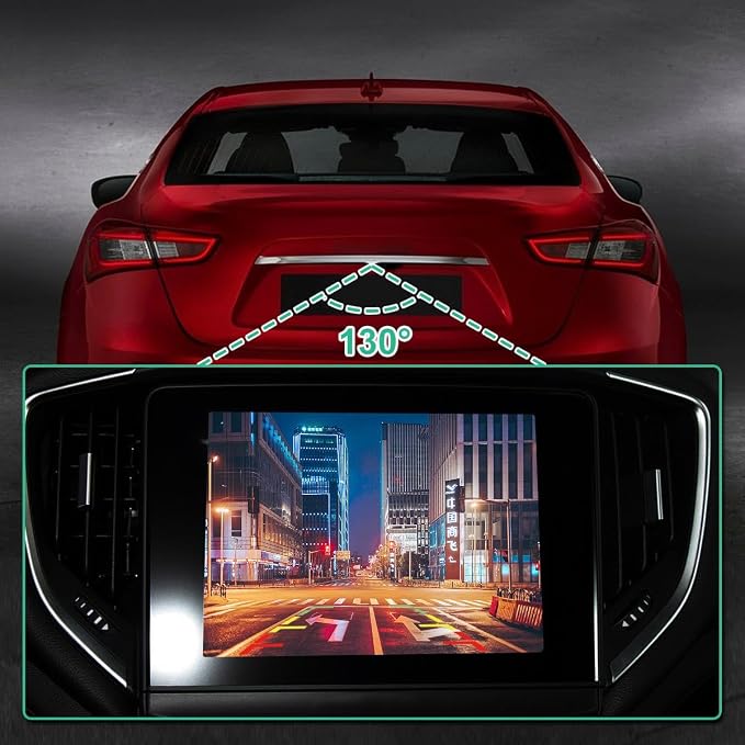 670104387 Rear View Backup Camera Fit for Maserati Ghibli 3.0L 2017-2021, GreenYi Parking Assist Cam Replaces OE Number 670039122