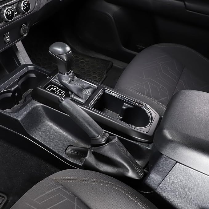 14PCS Full Set Interior Decoration Trim Kit Compatible with Toyot@ Tacoma 2016-2022 Central Control Dashboard Frame Cover Shift Knob Cover Air Vent Trim Cover Window Button Cover (Matte Black)