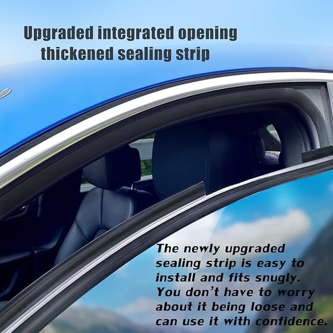 Car Solar Powered Exhaust Fan Torcarvh Car Window Exhaust Fan 180° Vehicle Ventilation Fan Car Radiator Cooling Fan Air Vent Cooler Ventilation System with Three Air Outlet (Black-Blue)