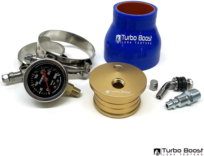 3" for 3" Turbo or Intake Pipe - Universal Test Kit - Test Upto 30 PSI - Premium - 6061 Aluminum - Restore Power!