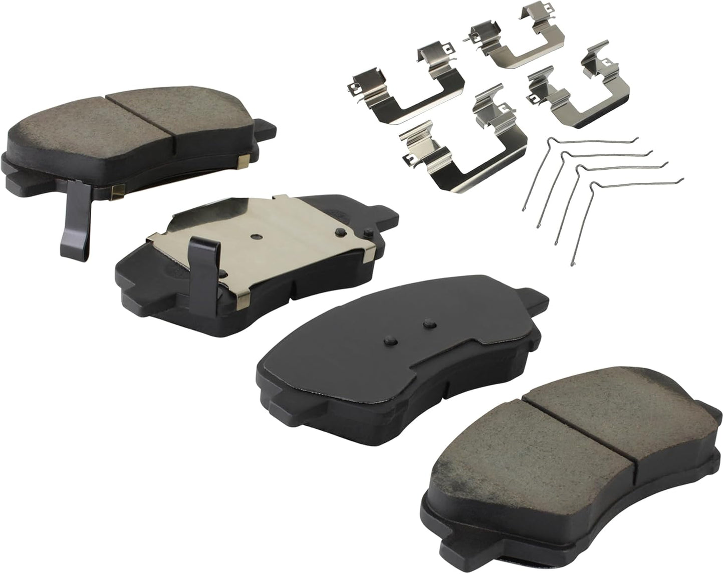 Premium Ceramic Front Brake Pads (1001-2190C) Compatible with Hyundai Accent 2018-2022, Kia Rio 2018-2023