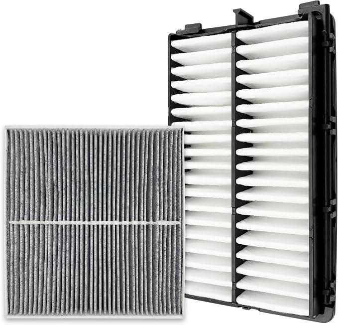 Not for hybrid, Cabin and Engine Air Filter Fits for 2022-2025 2026 Tucson, Santa Cruz, 2021-2026 Santa Fe, K5, 2020-2026 Sonata, 2023-2026 Sportage, Fits 97133-L0000, 28113-L1000, CF12820, CA12816