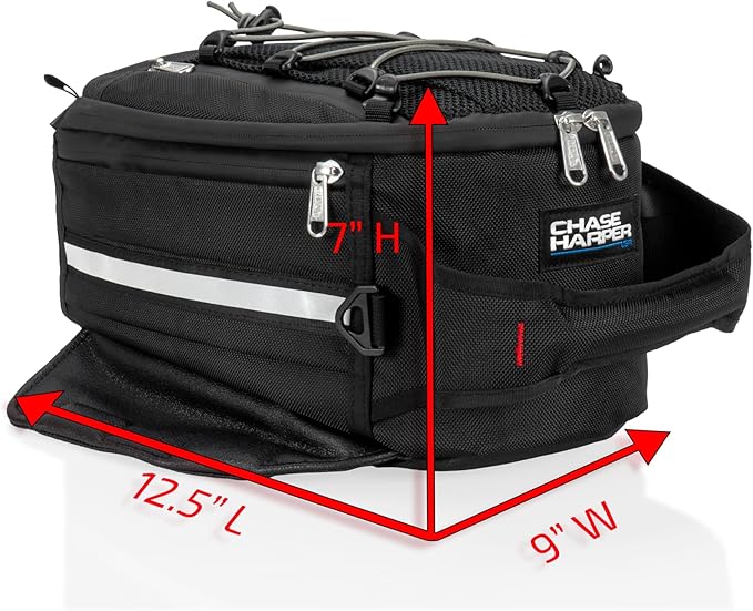 Chase Harper USA 650M Magnetic Tank Bag - Water-Resistant, Tear-Resistant, Industrial Grade Ballistic Nylon with Anti-Scratch Rubberized Polymer Bottom, Super Strong Neodymium Magnets