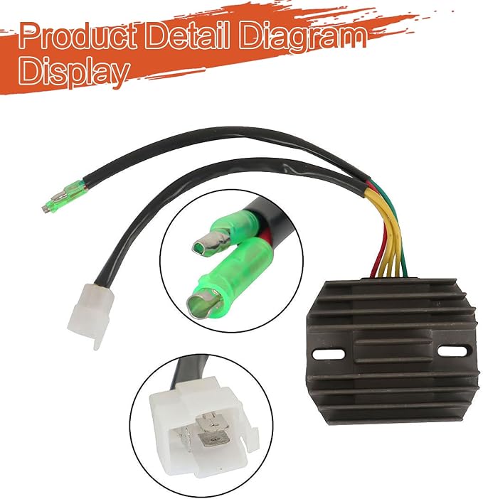labwork Stator Ignition Coil Wire Harness CDI Kit Replacement for Yamaha Warrior 350 YFM350X Replacement for 3GD-82590-40-00 3HN-85510-10-00 4KD-81940-00-00