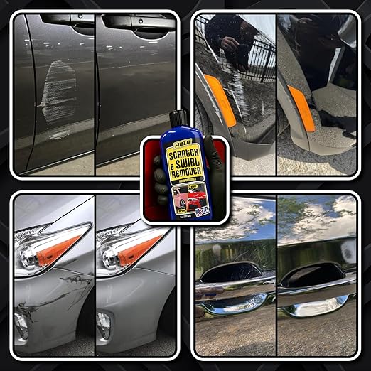 Scratch Remover – Car Scratch Repair & Swirl Remover for Vehicles – Deep Scratch Repair Compound & Polishing Solution – Car Paint Repair Kit for Clear Coat & Paint Restoration – 8 oz